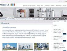 Tablet Screenshot of enpros.de